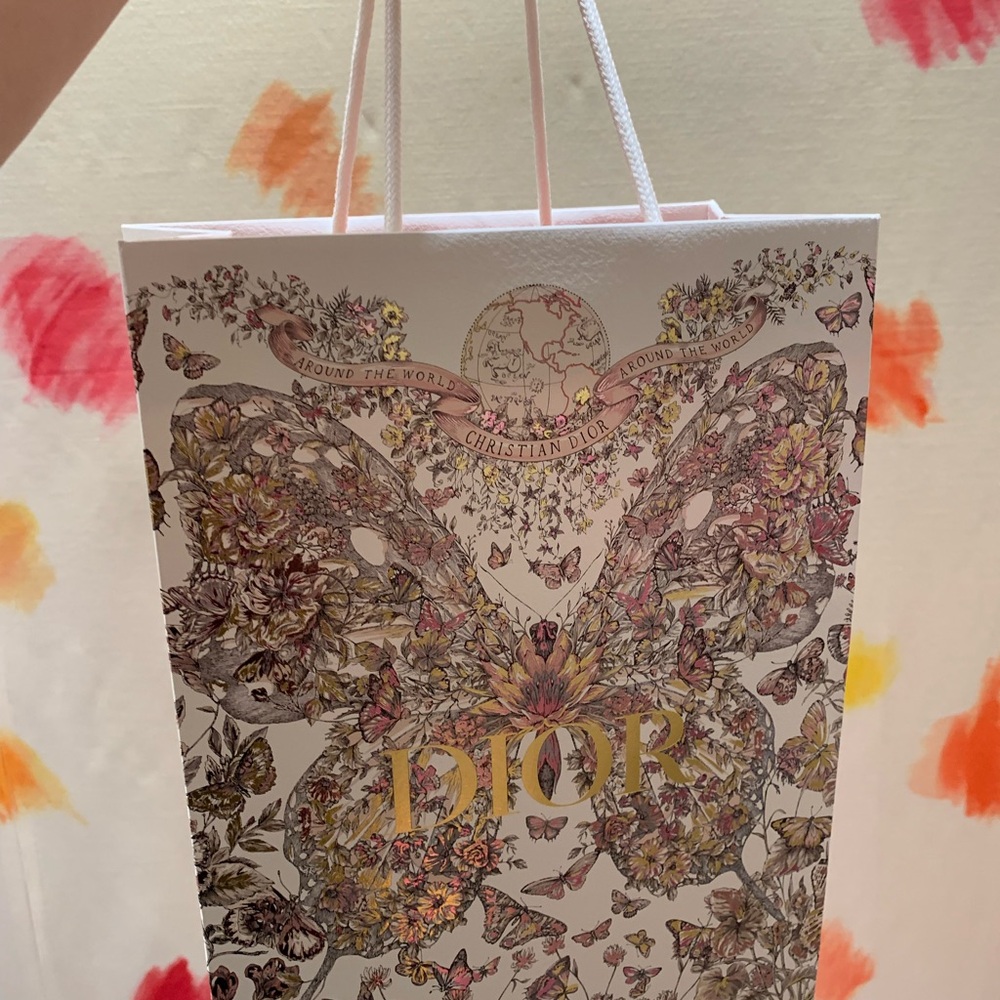 Brand new, authentic, rare abs collectible Dior paper  bag , limited edi…